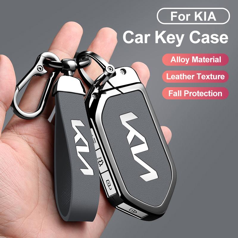 cnkymb1 Zinc Alloy Car Remote Car Key Case Cover for Kia KN EV9 Picanto GT Line Carnival Seltos Sorento Morning K5 KA4 EV3 2024Accessory