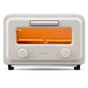 IRIS OHYAMA Toaster Oven, 2 Pieces, Steam, Instant Heat, Faster and More Tasty, Uses Flat Carbon Heater, Temperature Adjustment, Timer, SOT-201-C, Mil