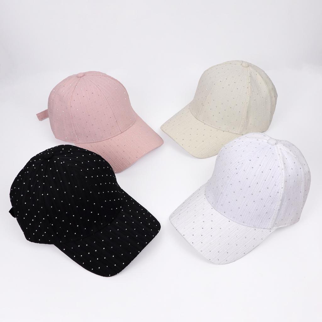 New hot diamond baseball cap women's spring and summer thin breathable cap fashion sun hat spot