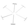 50/100Pcs 27/32/38/45/51MM T Pin Needles Wig Making T Pins for Blocking Knitting Assorted Sizes T-Pins Stainless Steel