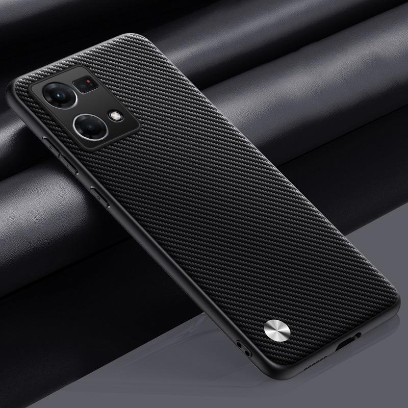 Luxury PU Leather Case For OPPO Reno 7 4G Back Cover Matte Silicone Shockproof Full Protection Phone Case For OPPO Reno7 Reno 7