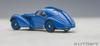 AUTOart Bugatti Type 57SC Atlantic 1938 Спицевое колесо Готовый продукт 50947 1/43 Синий/Проволока