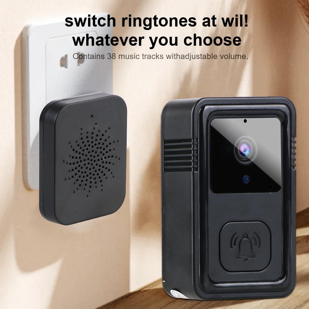 Двусторонний видеодомофон для дома, автомобильные аксессуары, умный дом, безопасность, ночное видение, WIFI, безопасный HD дверной звонок, домофон, изменение голоса, камера, беспроводной