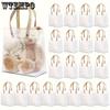 10pcs Small Gift Bag with Handle Party Family Day Anniversary Birthday Gift Holiday Blessing Gift Wrapping Bag Wedding