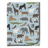 KICKEE Special Receiving Blanket (Spring Sky Zoo) – Swaddle for Newborns, Baby Blanket, Blankie