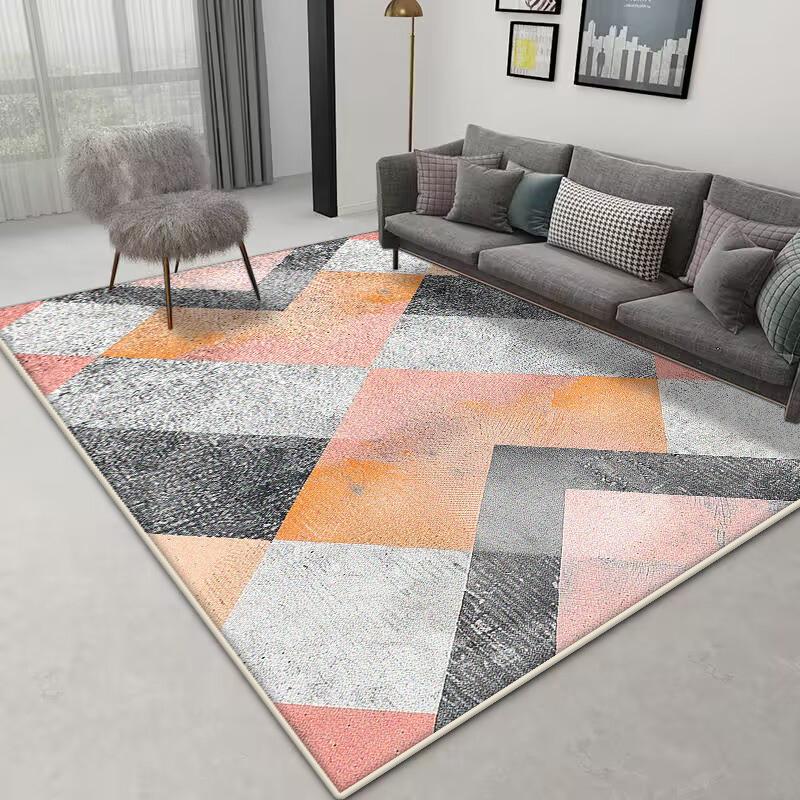 Nordic Geometric Carpet Living Room 200x300 Bedroom Carpet Large Area Rugs for Home Decoration Non-slip Sofa Custom Floor Mats