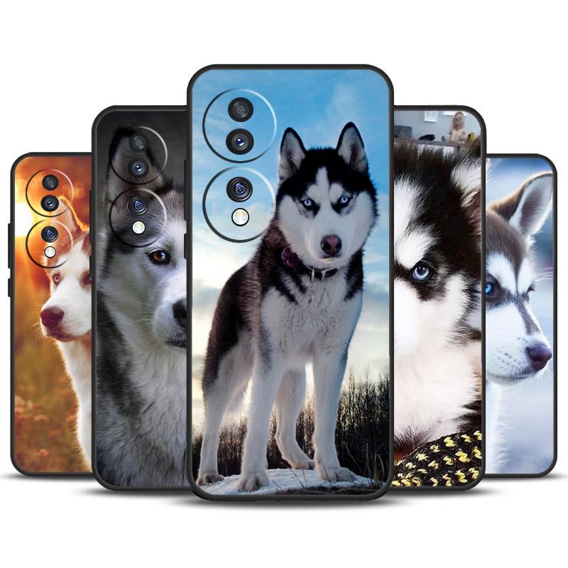 Животное Хаски щенок Для Honor X8a X9a X6a X7a X6 X7 X8 X9 X8b X9b Honor Magic 6 Pro 50 70 90 Magic 5 Lite Чехол