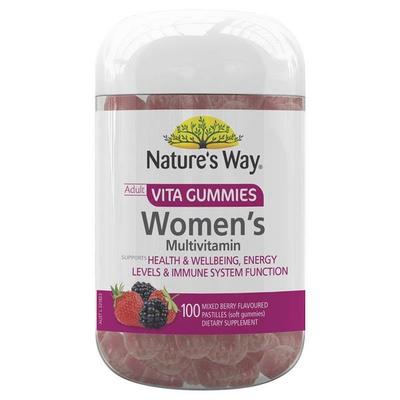 Natures Way Витаминные жевательные таблетки Мультивитамины для взрослых женщин 100