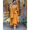 Women Bollywood Kurti Salwar Suit Indian Party Wear Kurta Pant Dupatta Set Dress VFP-1821a