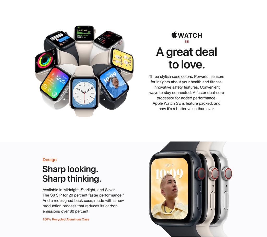 Смарт-часы Apple Watch SE 2