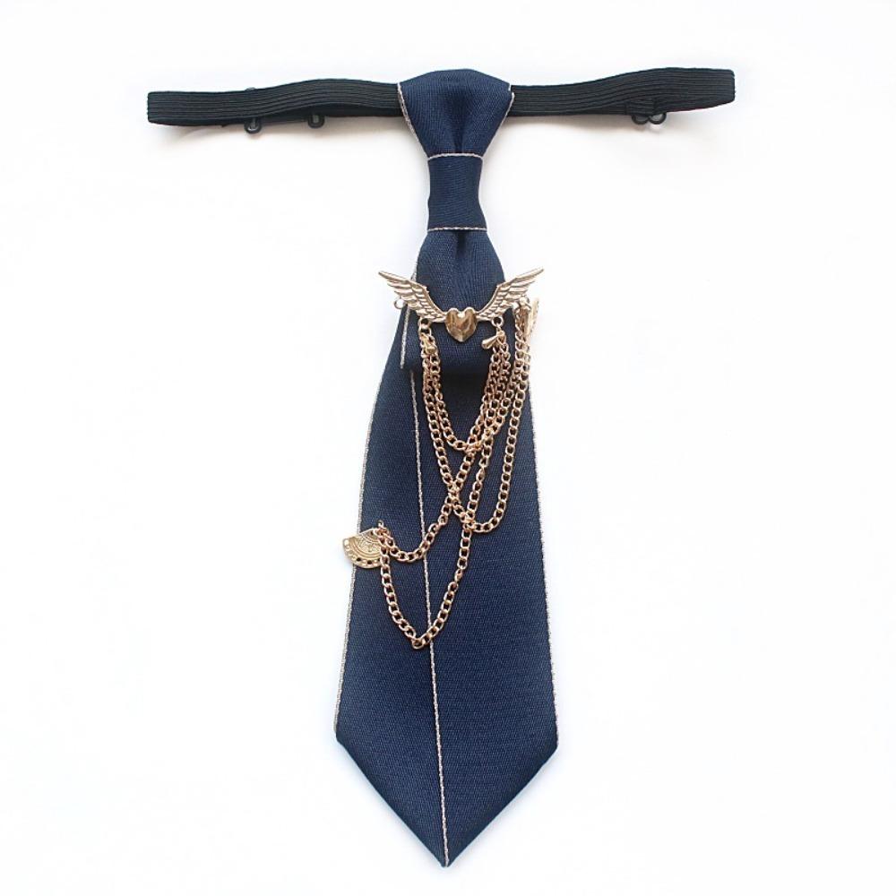 Polyester Chain Neck Accessory Preppy Style Neck Ornament Fashion JK Collar Pin JK Uniform Wear