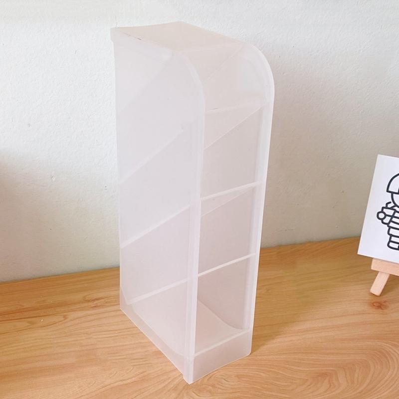 Kawaii Macaroon цветной держатель для ручек 4 планки настольный органайзер большой размер стол косметика ящик для хранения карандашей офисные школьные канцелярские принадлежности