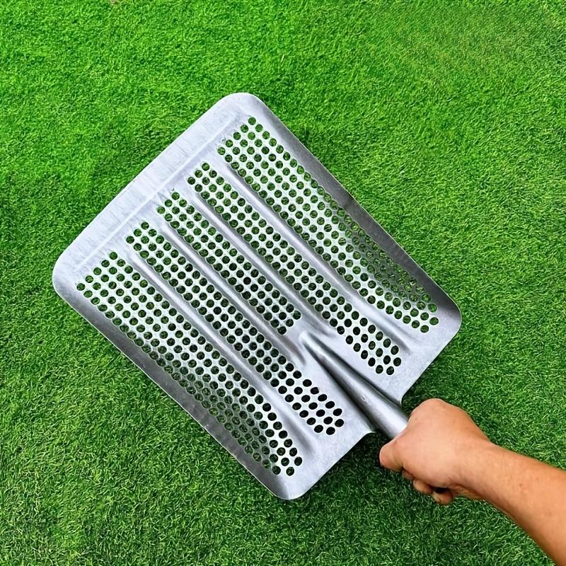 1 шт. лопата для просеивания почвы, многофункциональная лопата из марганцевой стали, инструмент для садоводства и сельского хозяйства.