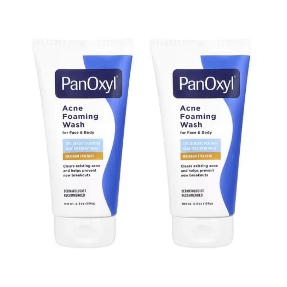 Panoxyl Acne Foaming Wash Maximum Strength, 156g, 2 Units