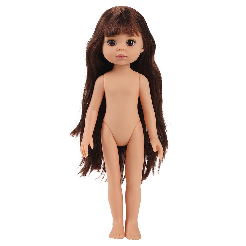 Кукла BJD для девочек, 30 см, карие глаза, гуманоидная кукла, нюд, кукла-реборн, игрушка, детские игрушки