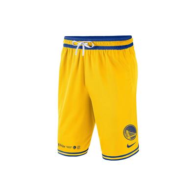 Мужские баскетбольные шорты Golden State Warriors DNA NBA с принтом логотипа, свободные, дышащие, желтые DH9173-728
