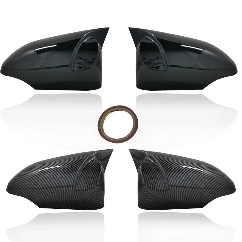 Side Wing Rearview Mirror Cover Cap For Toyota Corolla CHR Camry Carbon Black high quality types