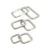 5PCS Metal Adjustable Rectangle Rings Buckles Garment Belt DIY Needlework Luggage Sewing Handmade Bag Purse Buttons