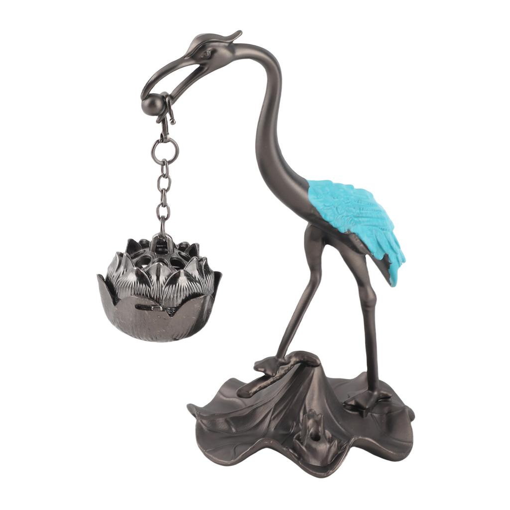 Подвесная курильница в виде журавля, инновационная, элегантная, декоративная, благоприятная, держатель для благовоний