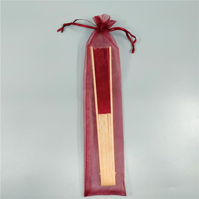 Белые Ручные Веера Тканевые Веера Бамбуковые Складные Веера для Свадебного Декора, Свадебные Подарки в Церкви, Подарки для Гостей на Вечеринку, Декор Своими Руками