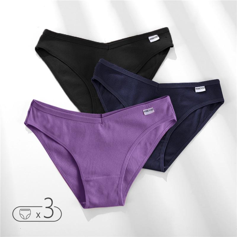 FINETOO M-4XL хлопковые трусики, женское нижнее белье с V-образной талией, трусы больших размеров, женские трусы с низкой посадкой, удобные трусики, нижнее белье