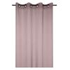 Voilage - Mona - 135 X 260 Cm - Rose Blush - Œillets Métalliques - Tissu Polyester