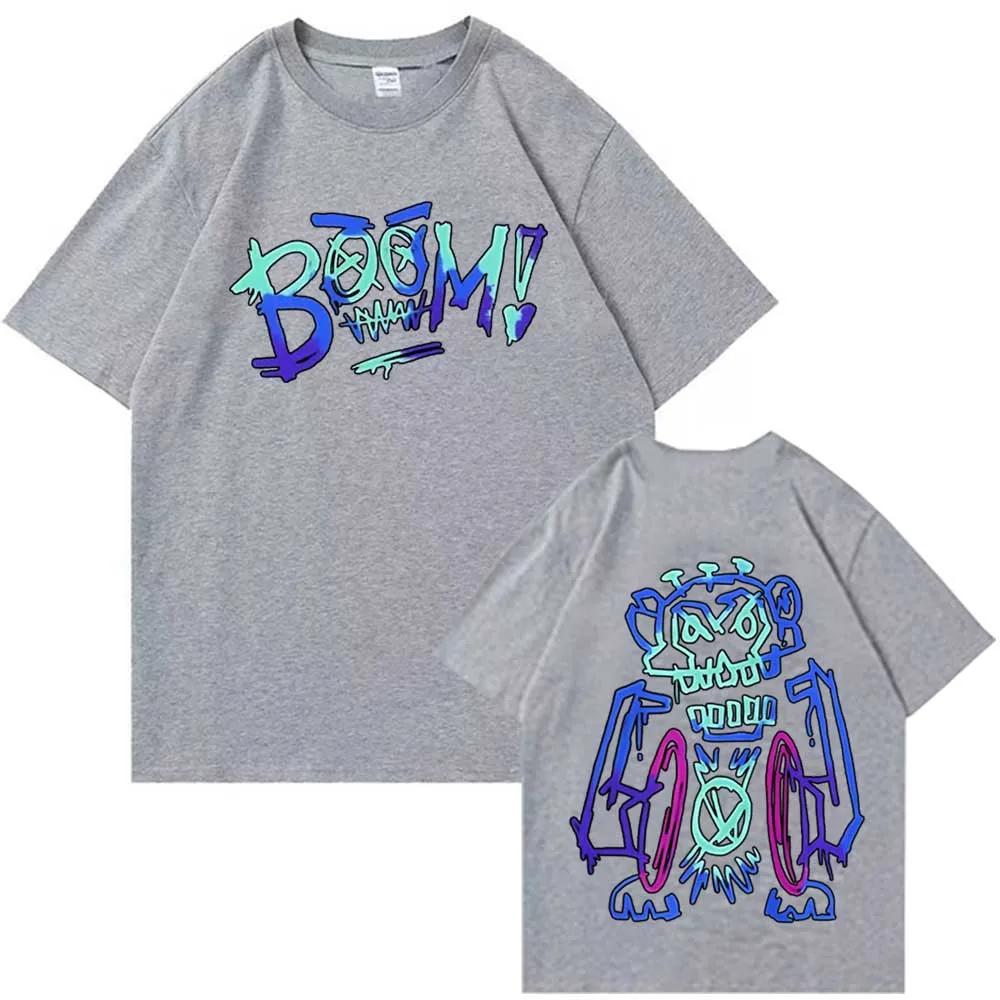 2026 New Hot Anime Arcane Jinx Graffiti 100% Cotton T-shirt Man Women Harajuku O-neck Summer Casual Shirt