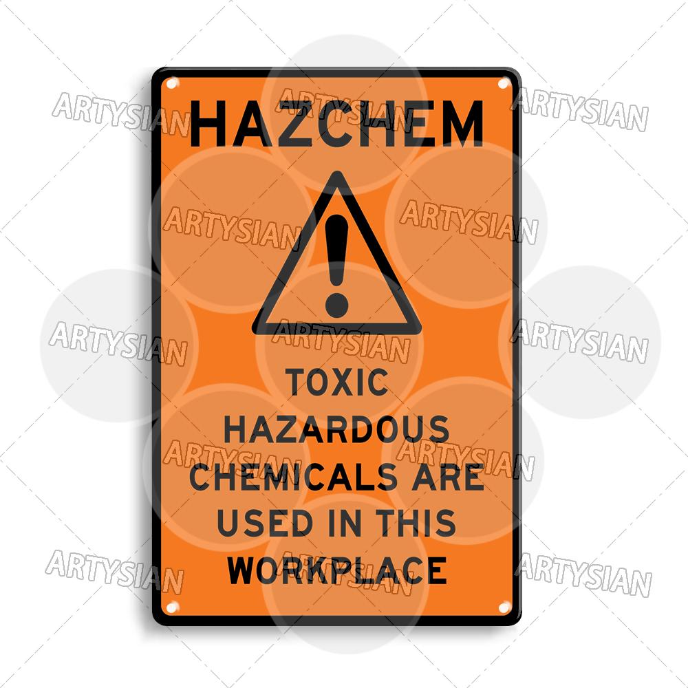 Biological Hazchem Sign Arsenical Pesticides Warning Plaque Corrosive Liquid Diesel Fill Point Toxic Material Farm Hazard Poster