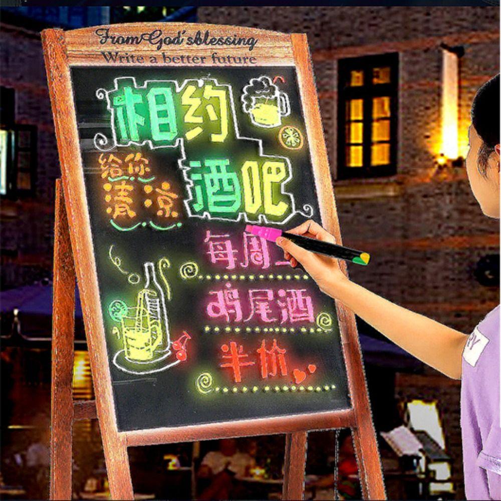 Erasable Whiteboard Pen LED Writing Board Highlighters New Art Marker Pen