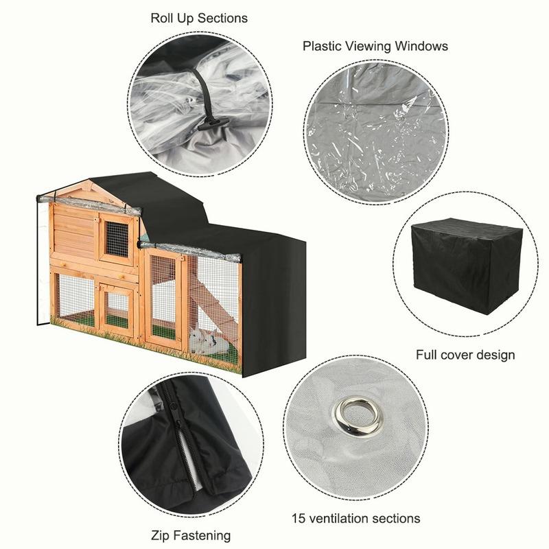 Крышка клетки для кроликов, защита от дождя, воды, сверхмощная морская свинка, домашнее животное, Easipet
