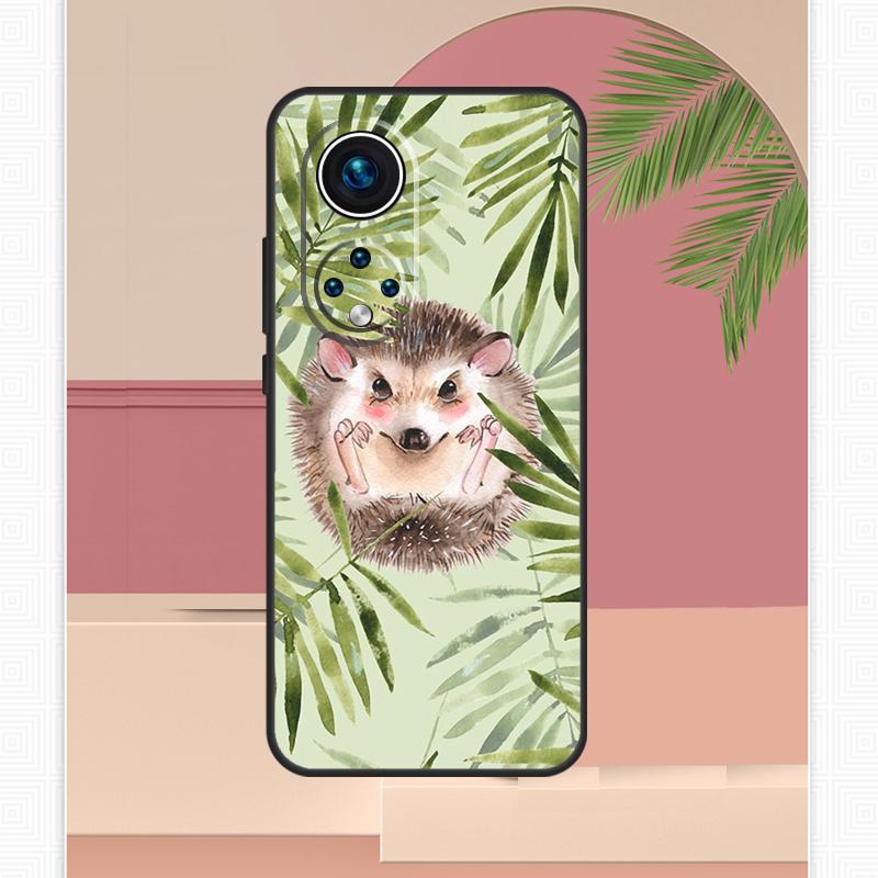 Милый Чехол-Сердечко с Ежиком Для Honor Magic 7 Lite 5 6 8 Pro Honor 200 400 X9c X9b X9a X8b X8a X8c 50 70 90 Чехол