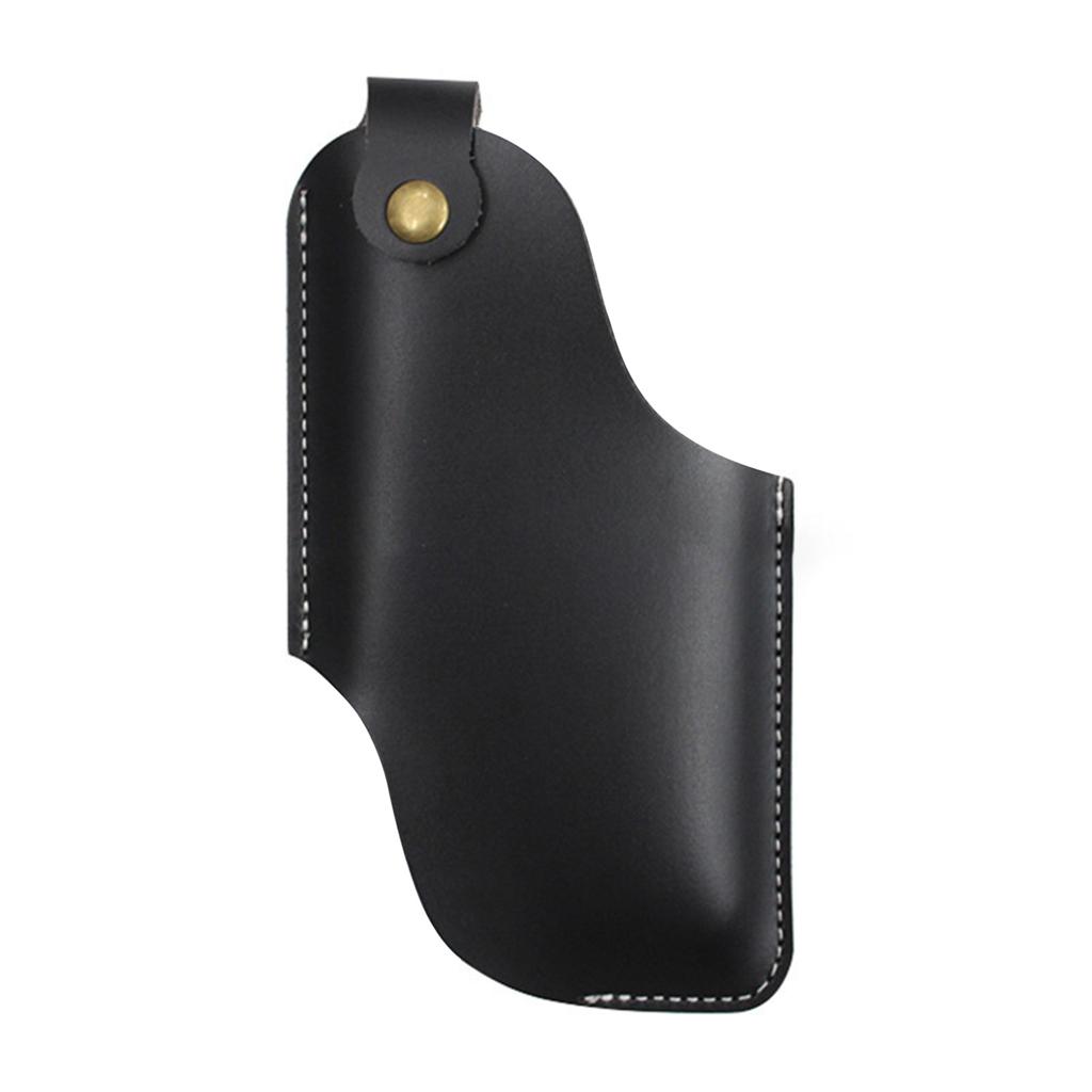 Leather Cell Phone Holster Retro Sheath with Belt Loops Mobile Phone Belt Cover for Mens Outdoor Waist Hanging Belt