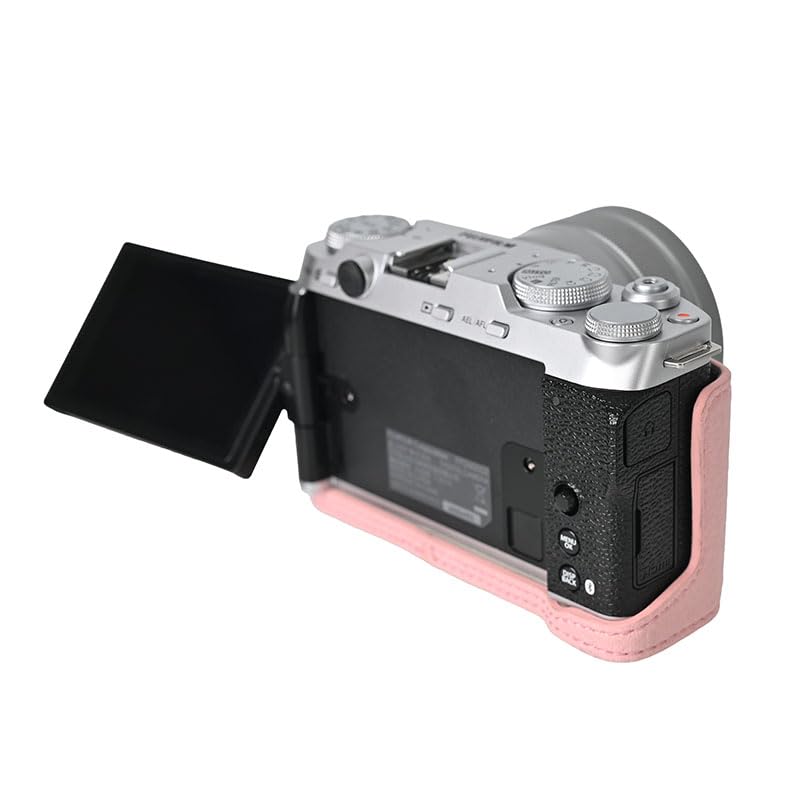 SIUTATDSH чехол для камеры из искусственной кожи, совместимый с пленкой Fuji, FUJIFILM FUJI xm5, чехол-вкладыш для камеры x-m5, держатель, сейсмостойкий/ударопрочный/туалетный (розовый)