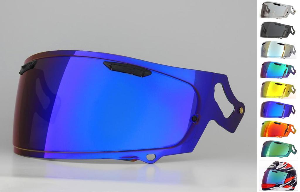 RXP VAS-V MV Совместимый Синий/Темно-дымчатый Зеркальный Щиток Внешний Продукт Arai Alai VAS-V MV