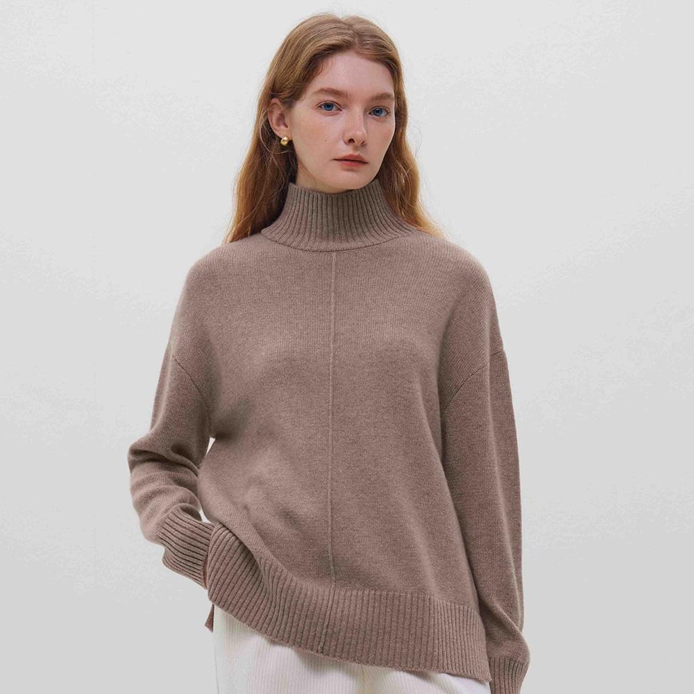 WEDNESDAY DELIGHT Wd_Turtleneck Pullover Wool Sweater