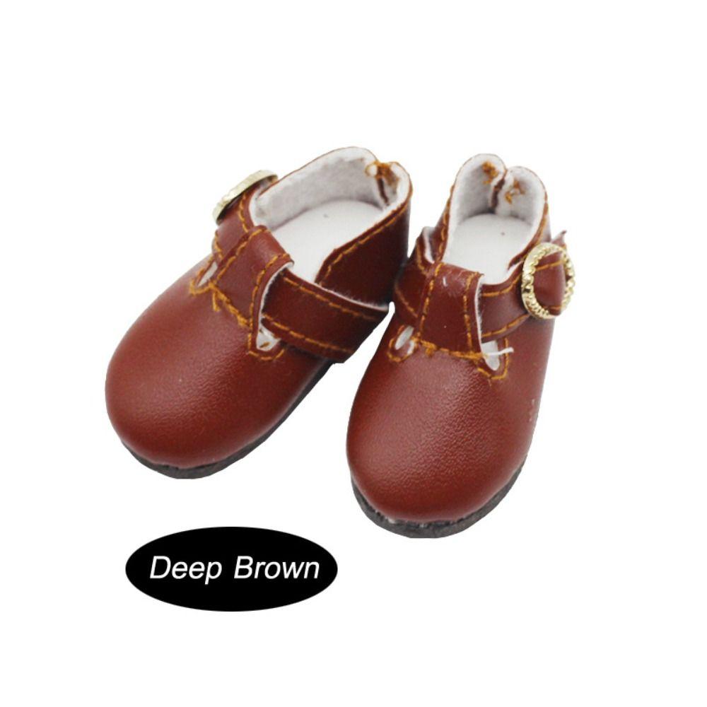 Lightweight Doll PU Leather Shoes Shoes Doll Leather Boots  Children Toys