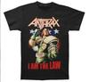 РАСПРОДАЖА Футболка Anthrax Judge Dredd I Am The Law Подарок маме, Подарок на День отца, Подарок фанату Унисекс футболка