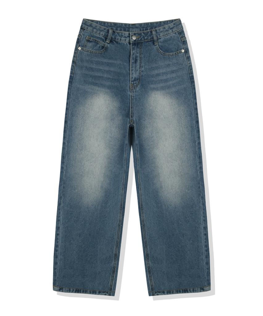 DIFF Miad Wide Balloon Wash Denim Pants 1 Color [Difd_8020]