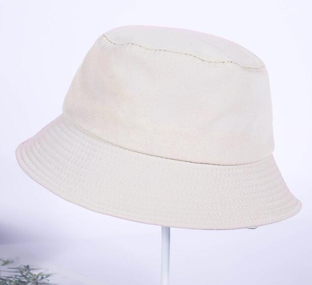 2020010135 Plain Bucket Hat Free Size 100% Cotton Promotion