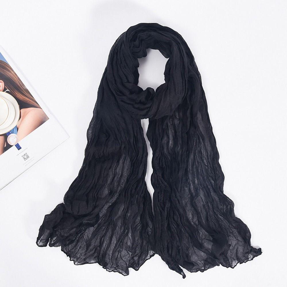 Sun Protection Shawls Soft Pashmina Summer Beach Scarves  for Women Men