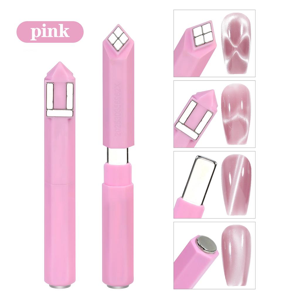 4 в 1 Сильный магнитный многофункциональный инструмент-магнит для ногтей Ручки для эффекта «кошачий глаз» 3D узор «четырехлистный клевер» для салонного DIY маникюра