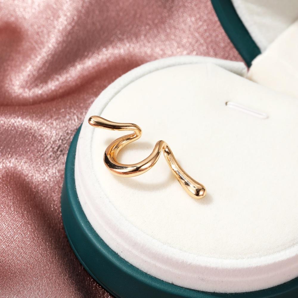 Jewelry Geometric Clip on Earrings Snake Shape Ear Cuff Earring Without Piercing Cartilage Earring