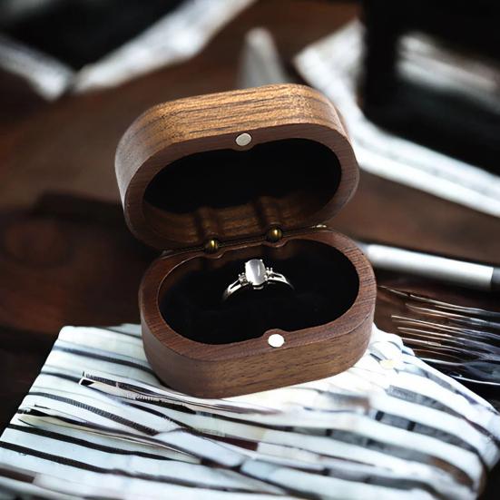 Earring Box Smooth Surface Store Lightweight Wedding Ring Storage Box Home Supply