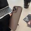 Beige Brown Black Stylish Phone Case for iPhone 15 14 13 12 11 Pro Max Plus 7 8 SE X XR XS Max, Slim Protective Shockproof Cover