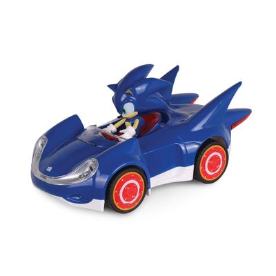 NKOK Sonic the Hedgehog All Stars Racing Pull Back Action S Size Blue -