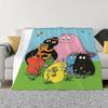 Les-Barbapapa Плед Одеяло King Size Пушистый Плед Пледы Одеяла для Дивана Роскошные Постельные Принадлежности Пляжное Полотенце Дом и Украшения Колено