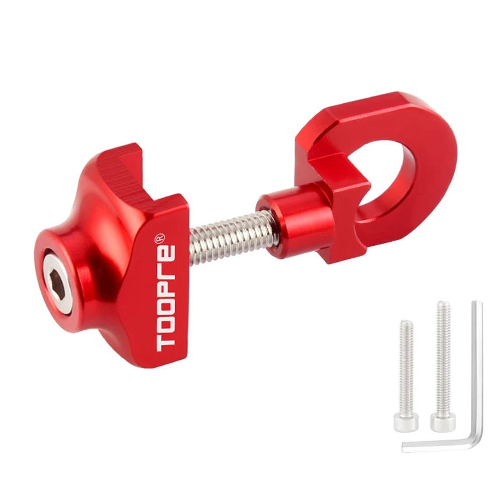 Bicycle Chain Adjuster Aluminum Alloy Bike Chain Tensioner Fastener for Single Speed Bicycle BMX Fixie Bike