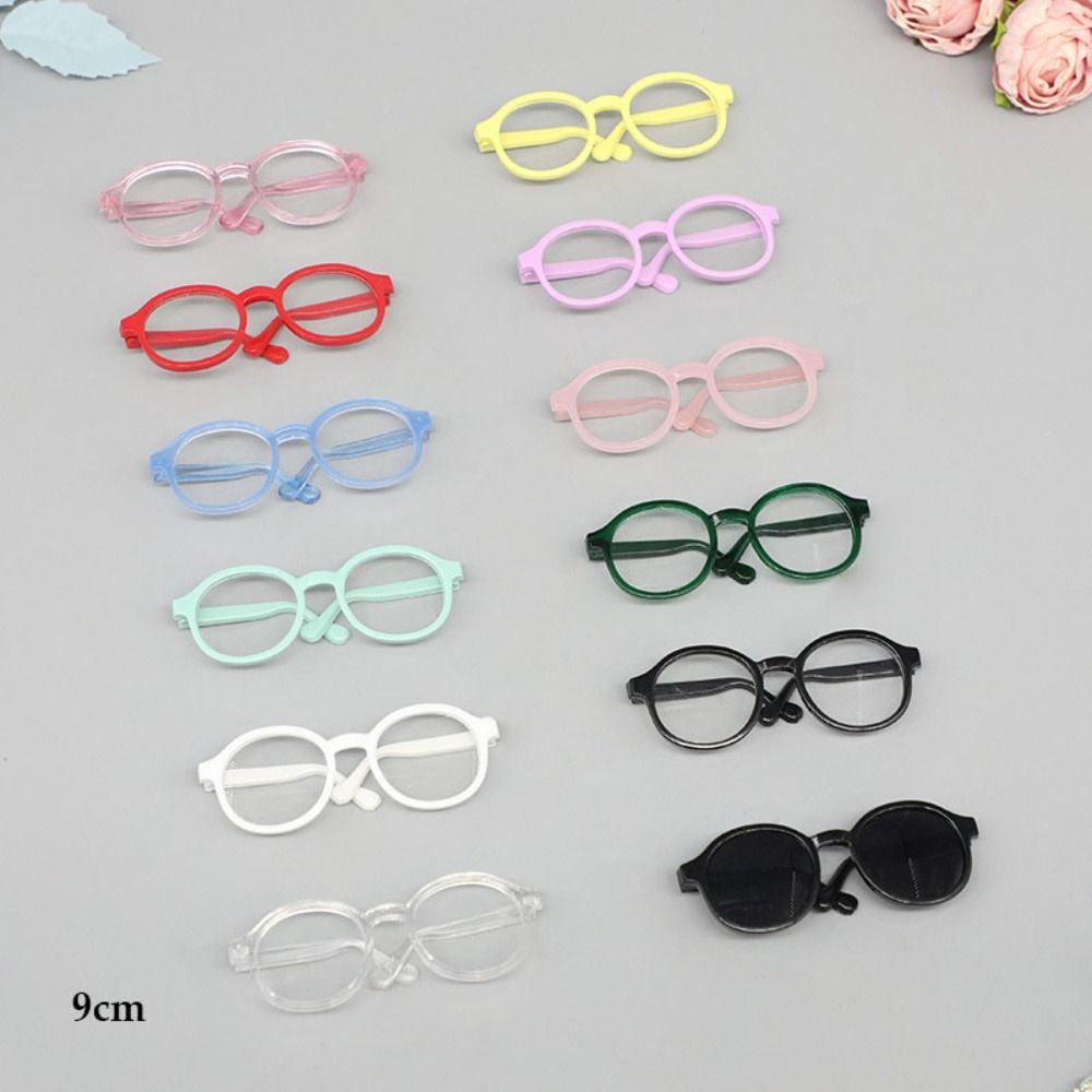 Cute Doll Glasses Fashion Crown Eyeglasses High Quality Accessories 20cm Cotton Dolls