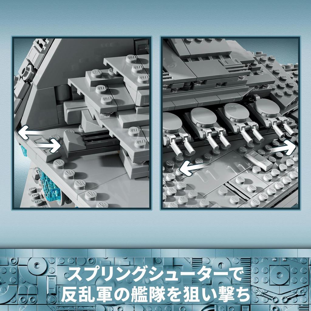 LEGO Star Wars Star Destroyer Toy Present Birthday Block Christmas Boys Girls Children 10 Years Old 11 Years Old 12 Years Old Elementary School