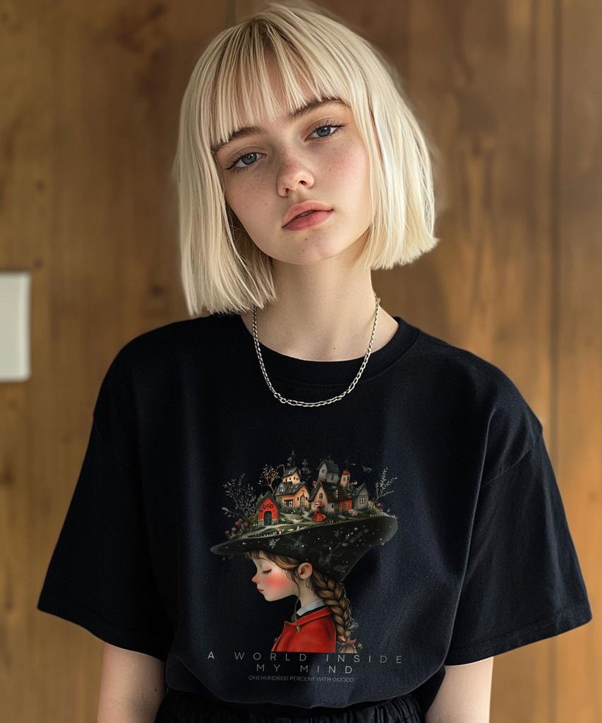 ONEHUNDREDPERCENT ДЛЯ ЖЕНЩИН Футболка с коротким рукавом Ohpxgoodd Mind Semi-Over